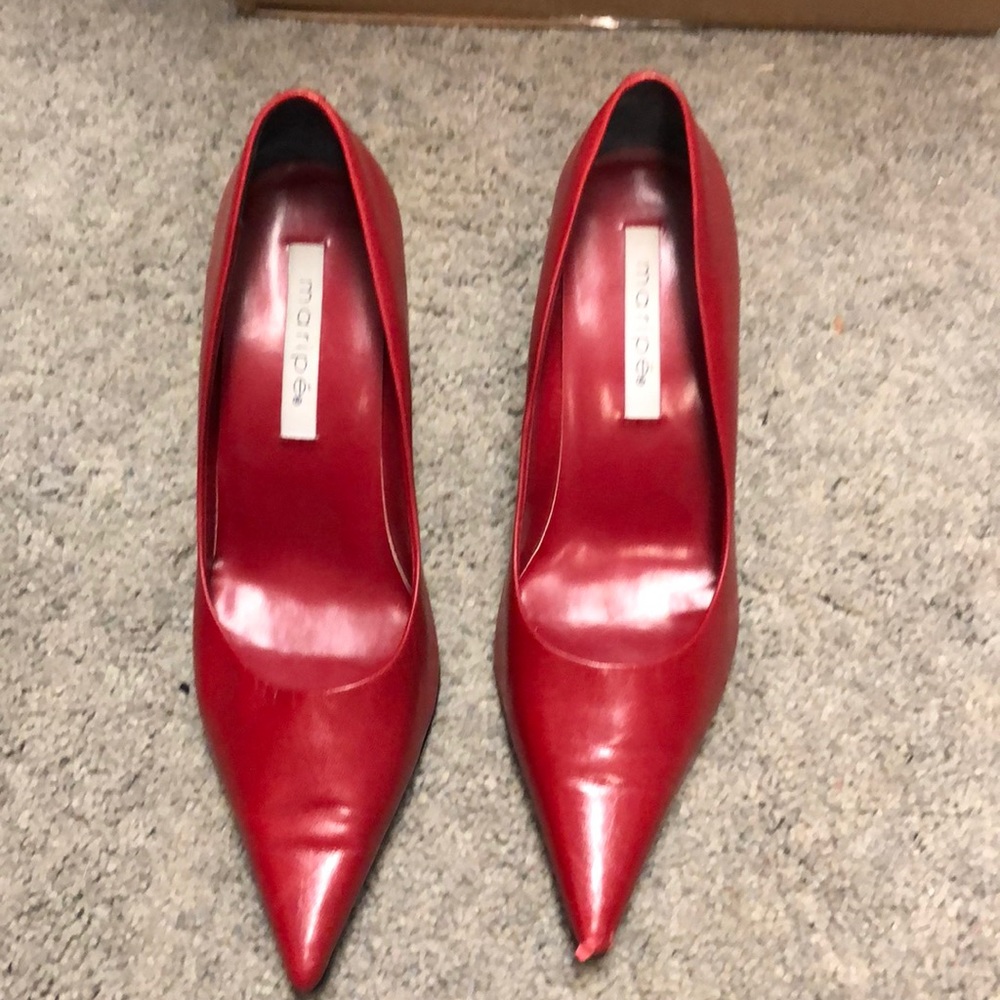 Maripe red heels -8.5